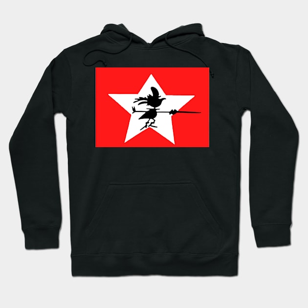 Super Chicken Silhouette Hoodie by Who Will Save Generation X_Podcast